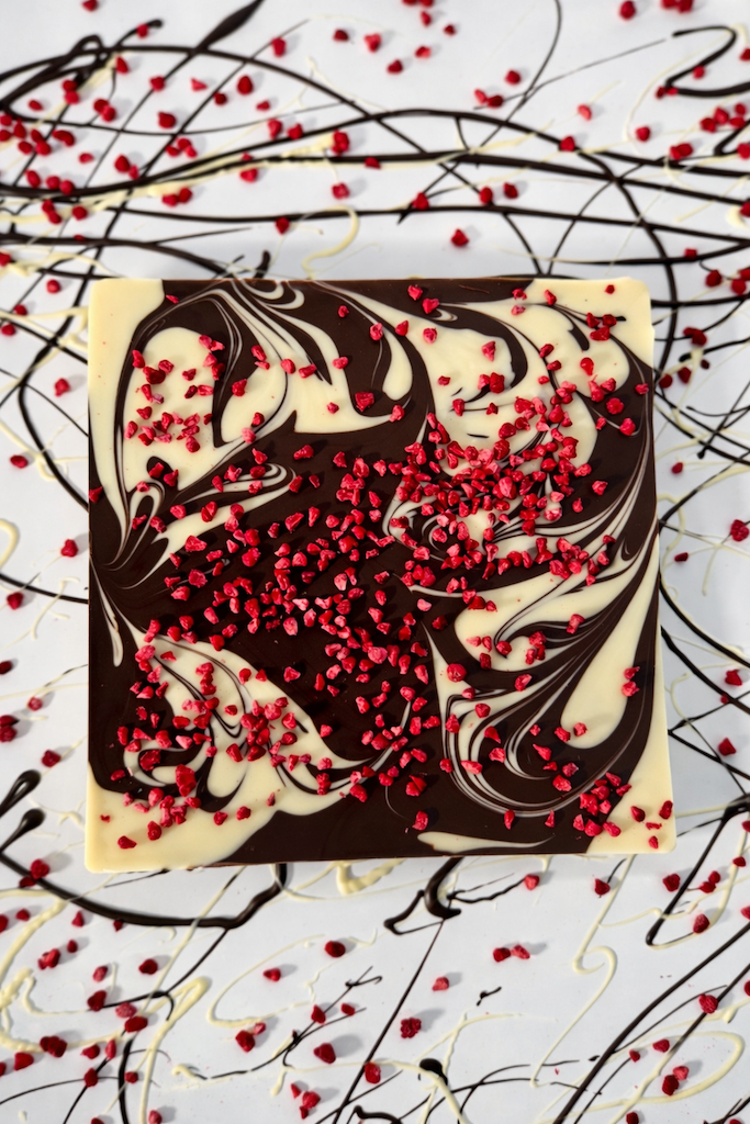 Dark Chocolate Raspberry Swirl Tile image 1