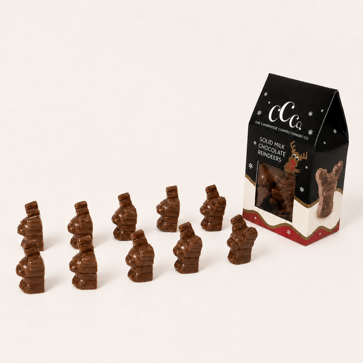 Solid Milk Chocolate Reindeers