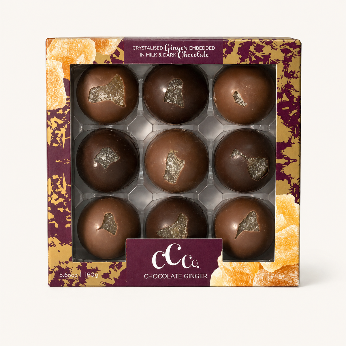 9 Chocolate Ginger Domes