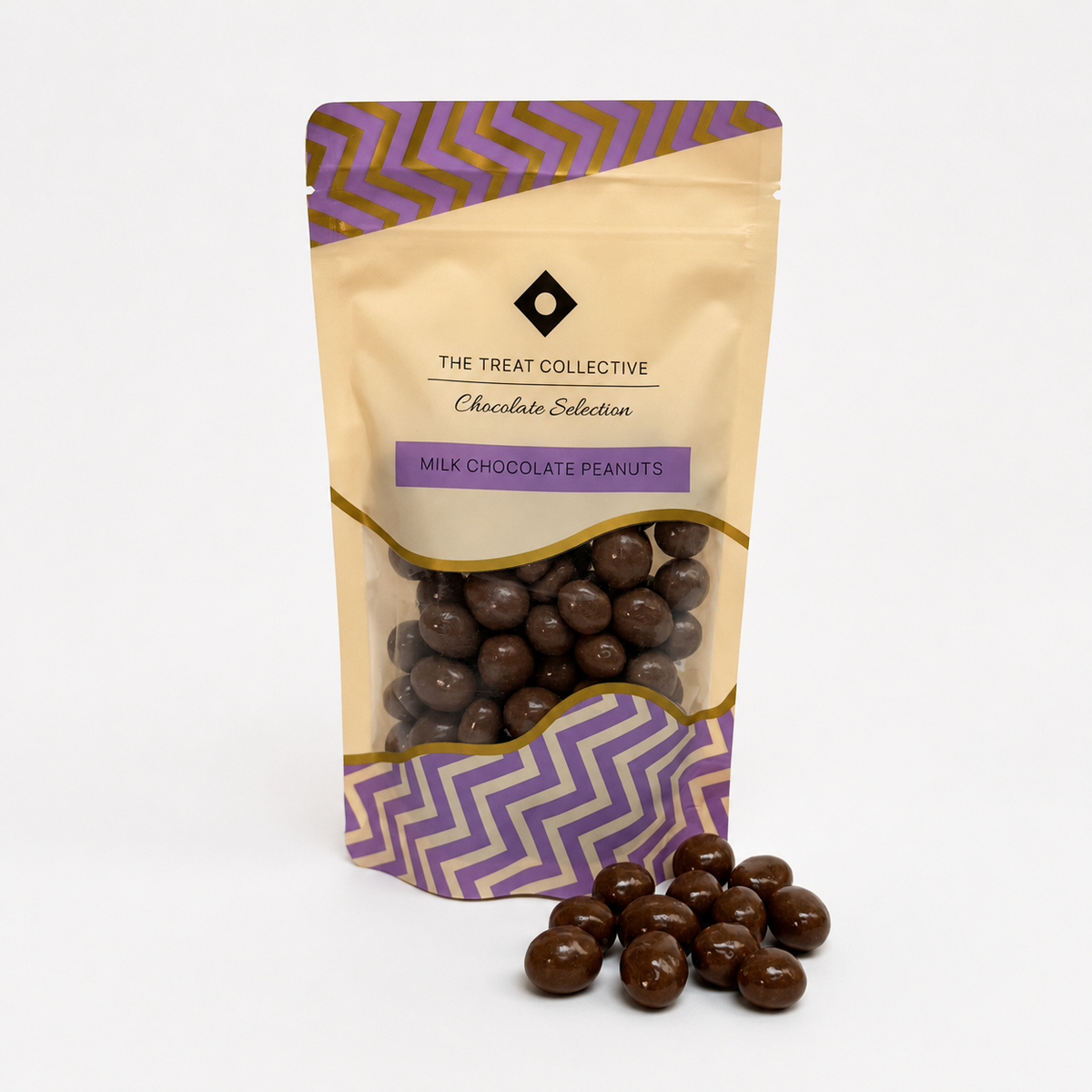 Milk Chocolate Peanuts Pouches - 160g