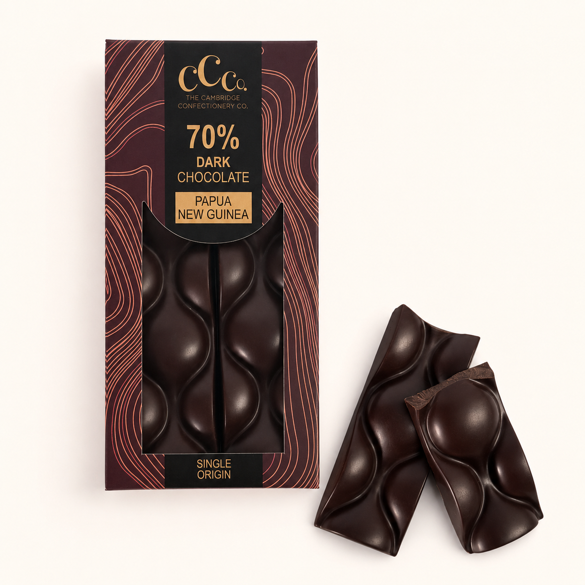 70% Dark Chocolate, Papua New Guinea, 100g