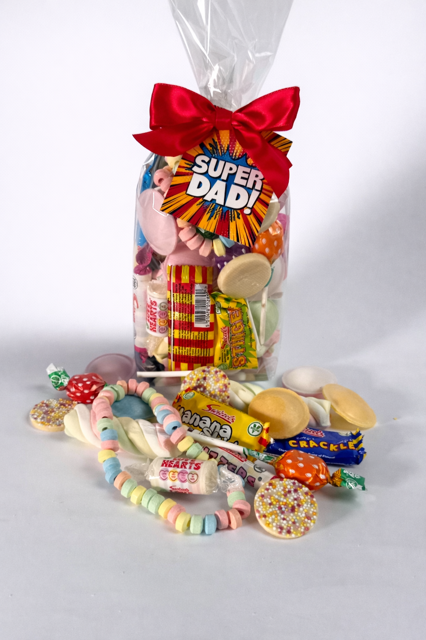 Super Dad Retro Sweets Gift Bag image 0