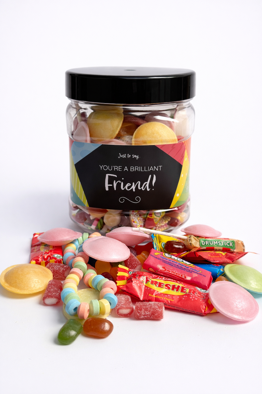 You're A Brilliant Friend Sweet Jar - 450g image 0