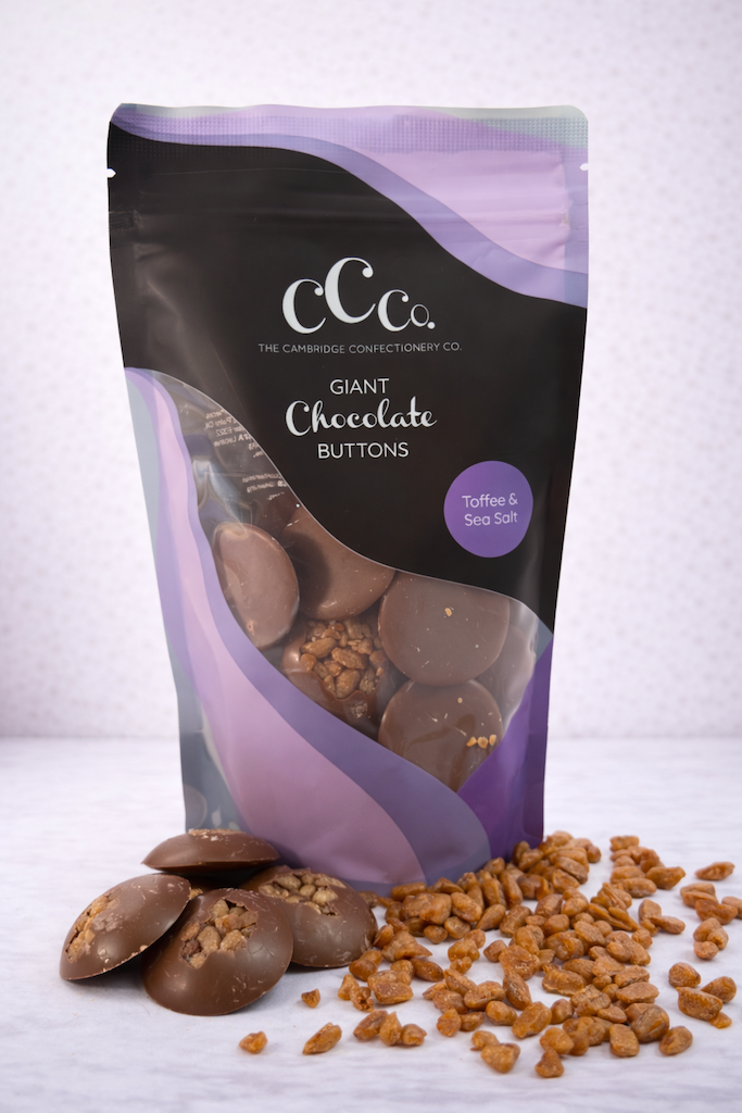 Milk Chocolate Toffee & Sea Salt Buttons image 0