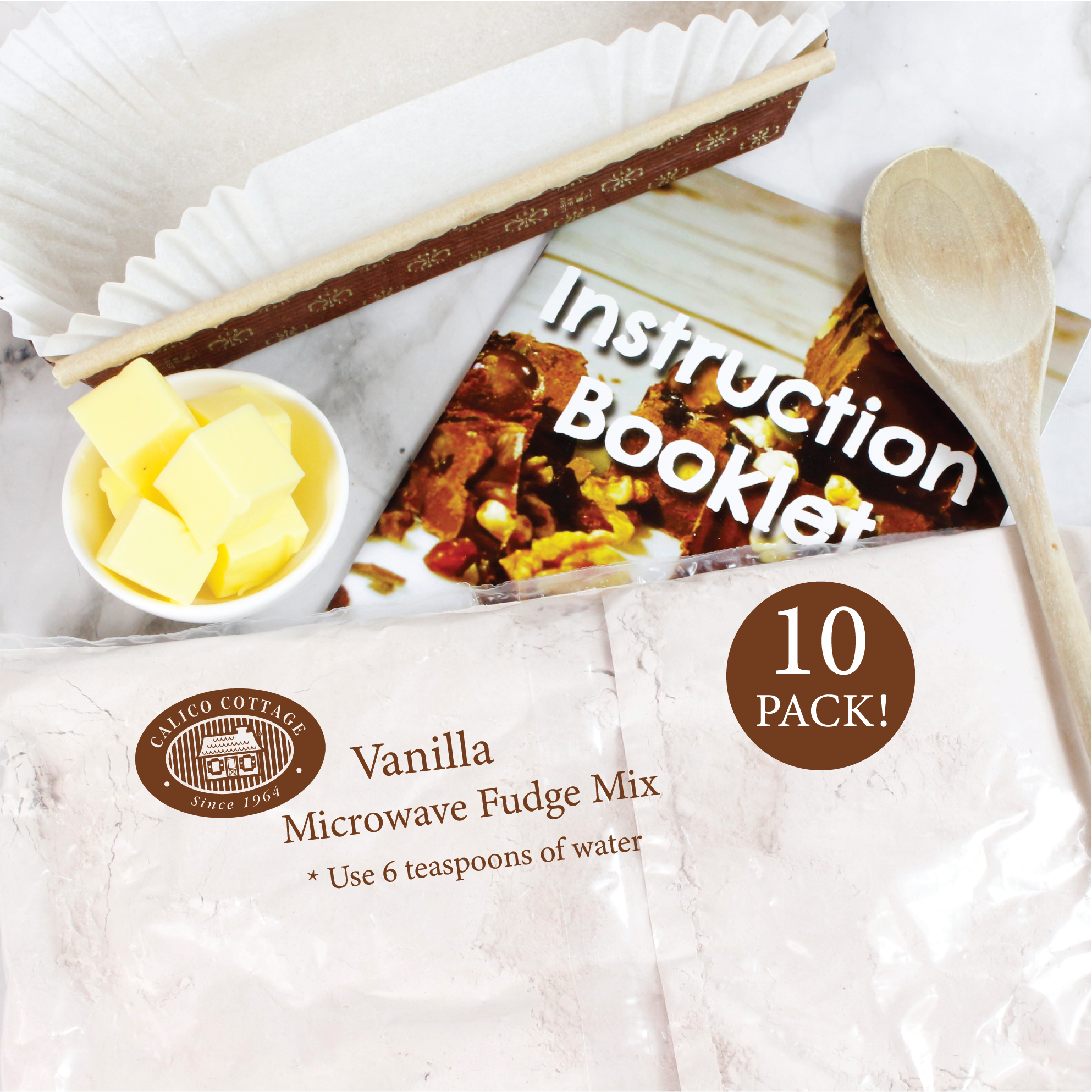 Vanilla Microwave Fudge Mix 10 Pack image 2