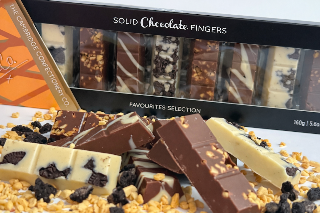 9 ASSORTED SOLID CHOCOLATE FINGERS FAVOURITES SELECTION image 0