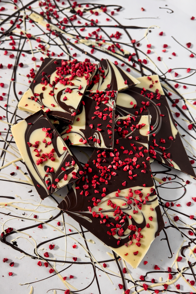 Dark Chocolate Raspberry Swirl Tile image 2