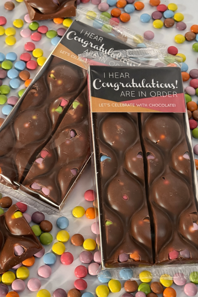 Congratulations Chocolate Mini Beans Barrel Bar image 0