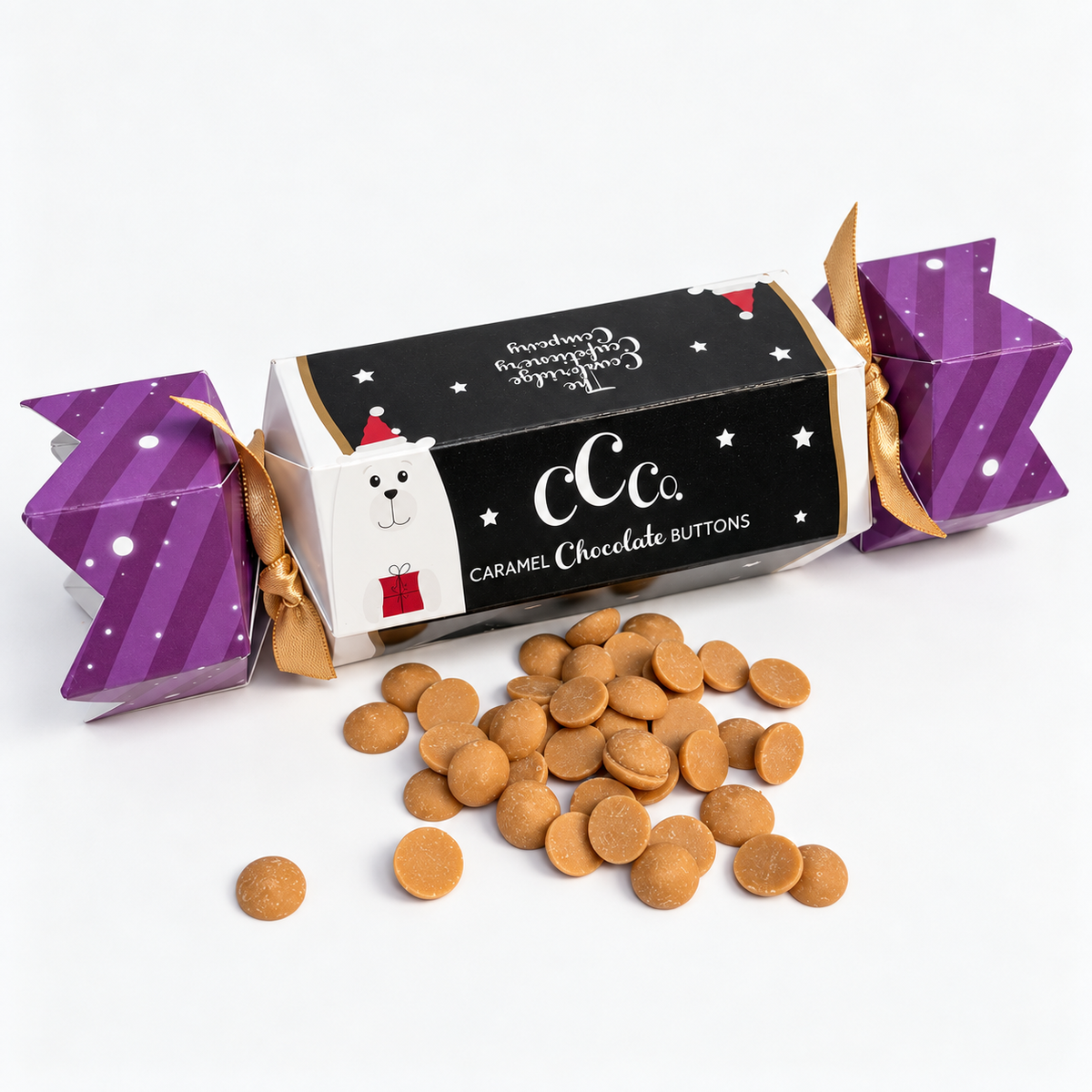 Caramel Chocolate Mini Buttons Cracker