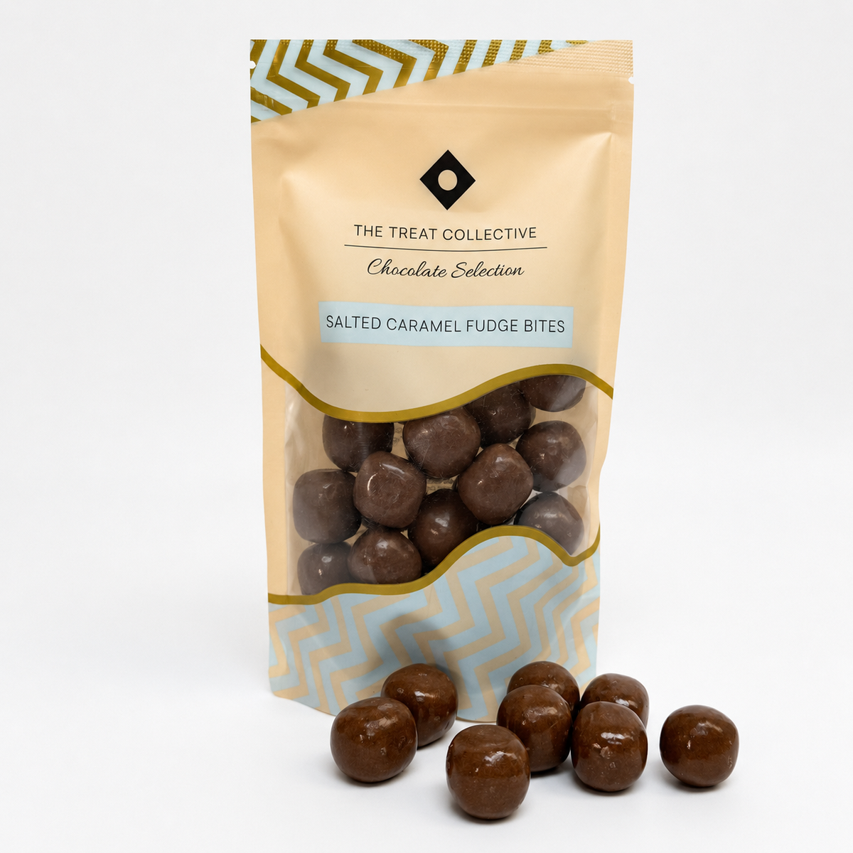 Salted Caramel Chocolate Fudge Bites Pouch - 160g