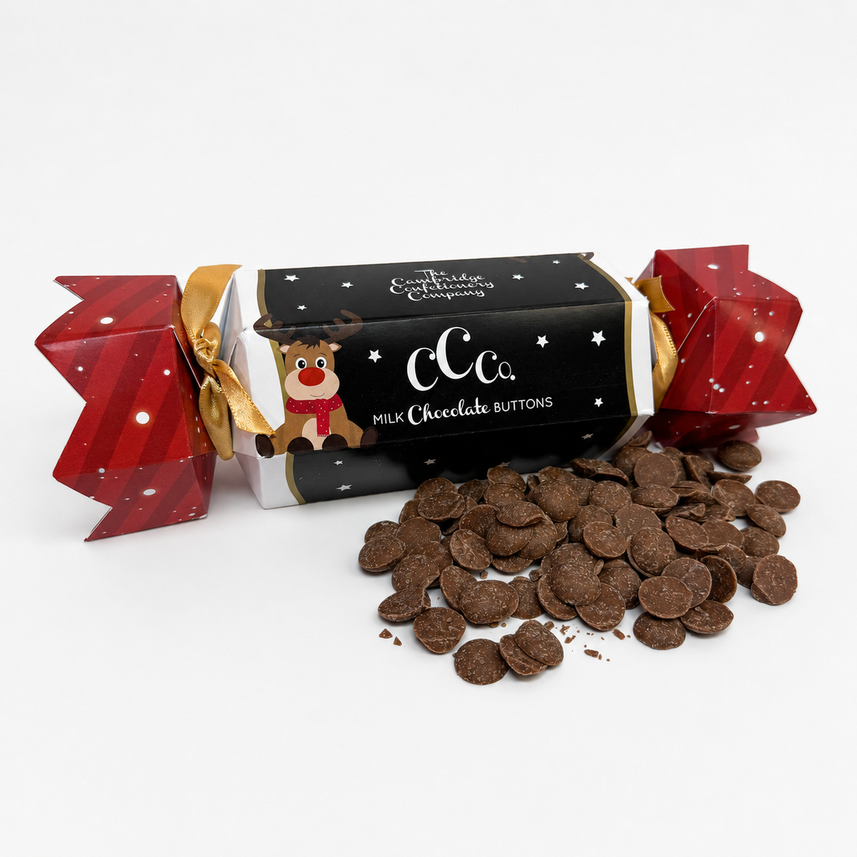 Milk Chocolate Mini Buttons Christmas Cracker