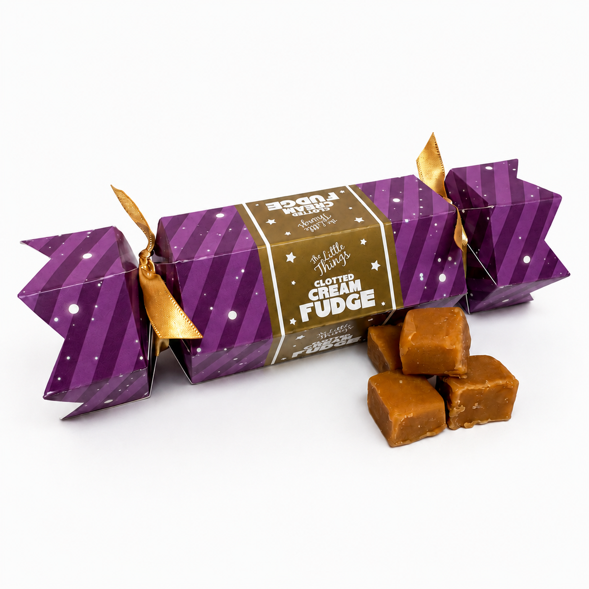 Clotted Cream Fudge Christmas Cracker
