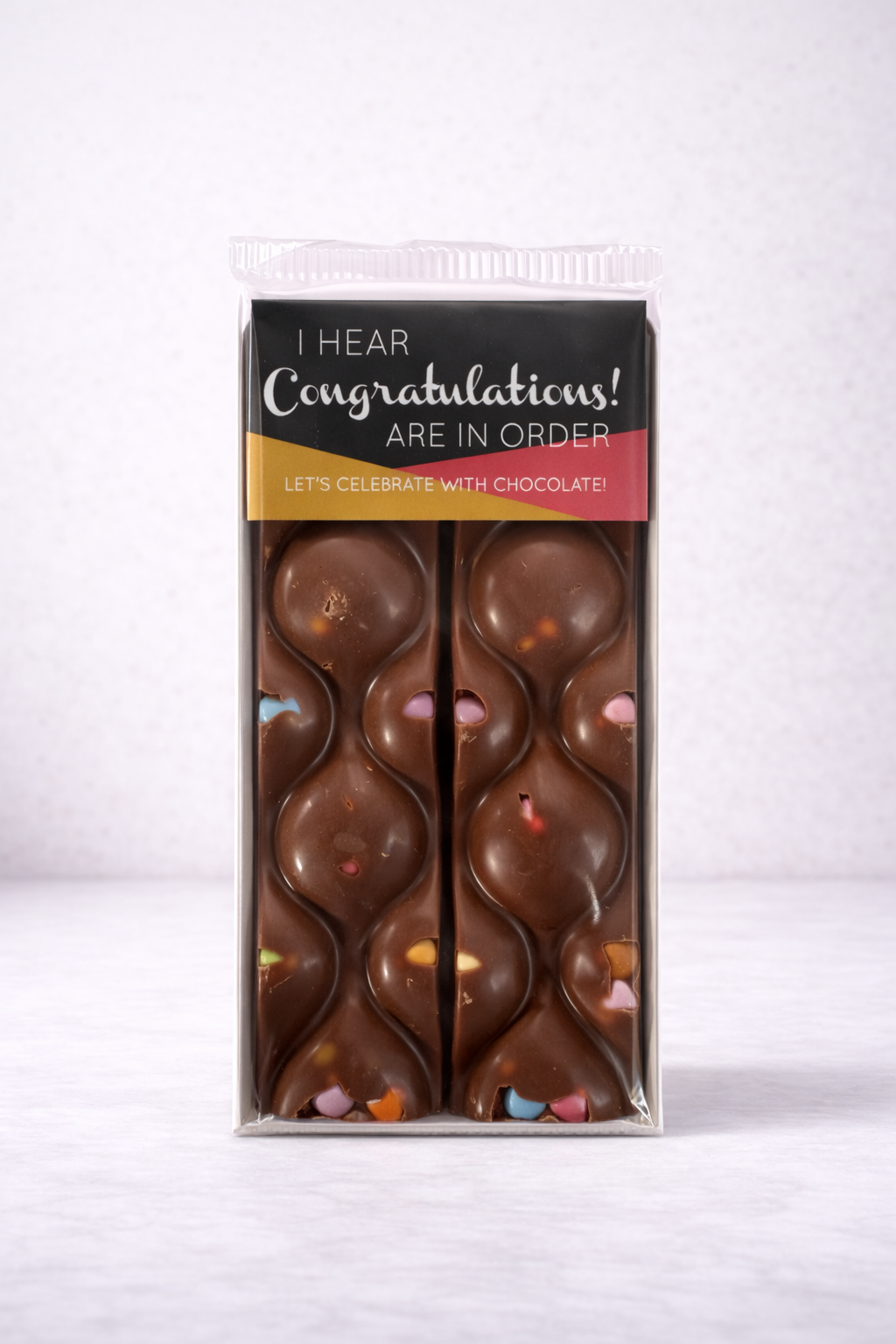 Congratulations Chocolate Mini Beans Barrel Bar image 1