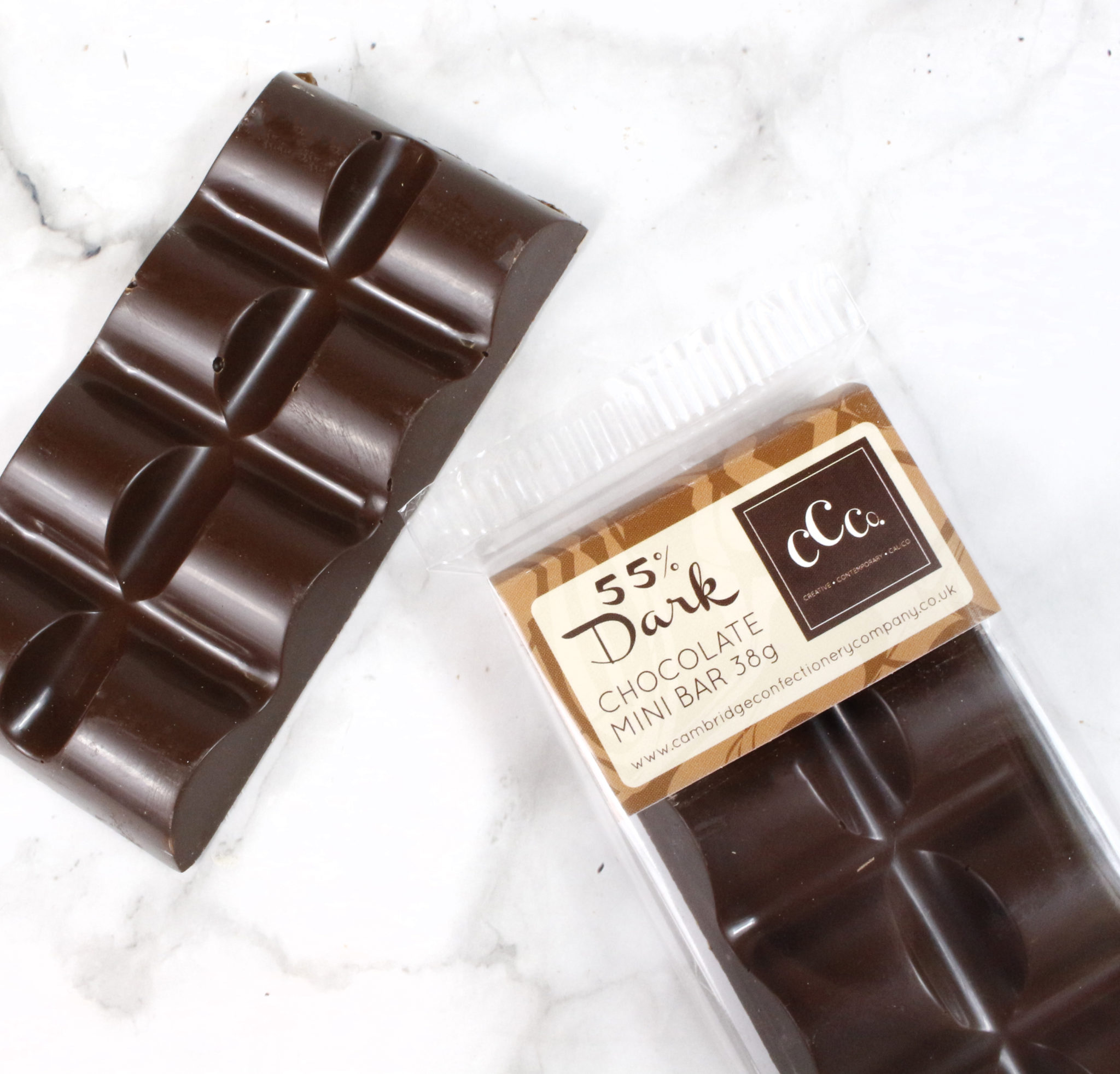 mini dark chocolate bars