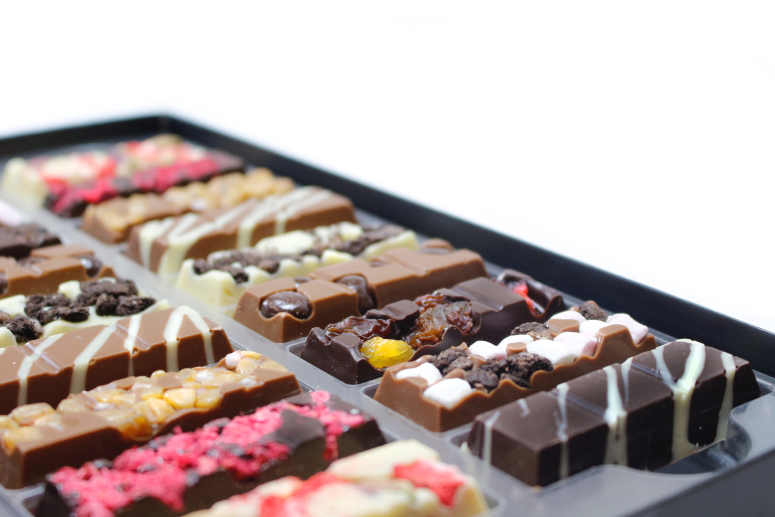 Luxury Solid Chocolate Fingers Gift Box- The Cambridge Confectionery ...