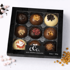 9 Luxury Solid Chocolate Domes Gift Box