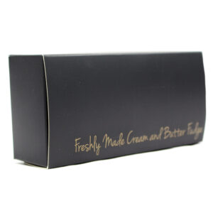 Black & Gold Gift Boxes for Fudge x 10