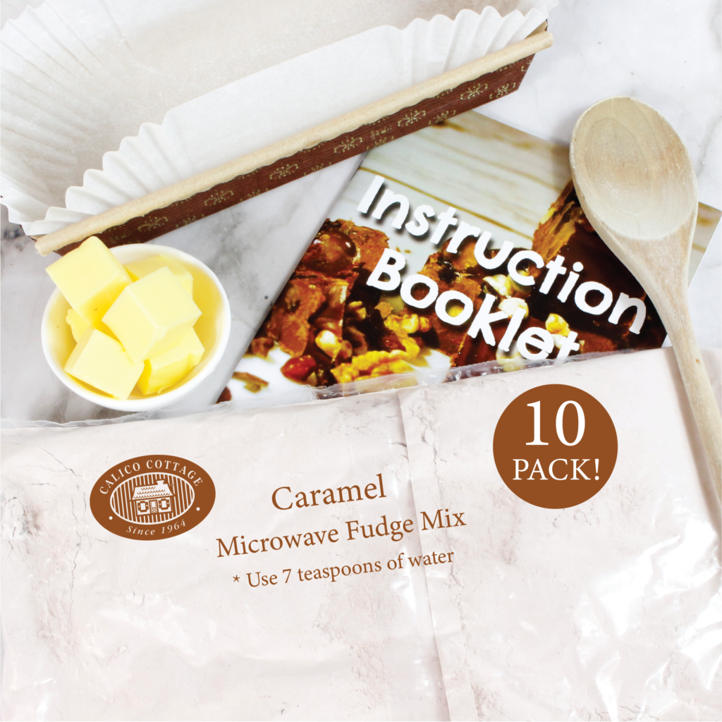 Caramel Microwave Fudge Mix 10 Pack