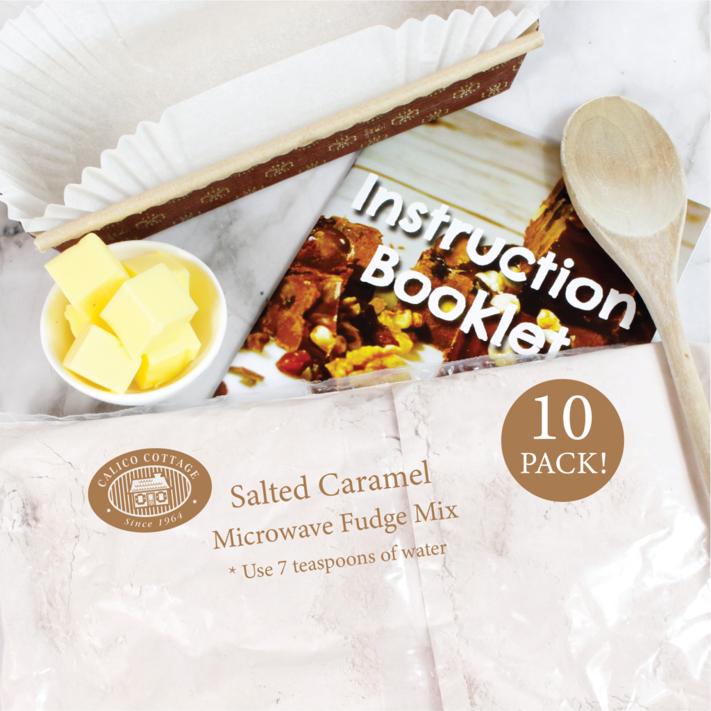 Salted Caramel Microwave Fudge Mix 10 pack