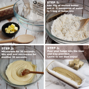 make your own microwave fudge calico