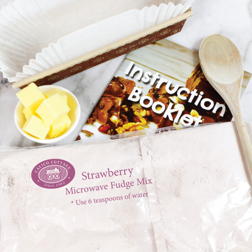 Strawberry Microwave Fudge Mix