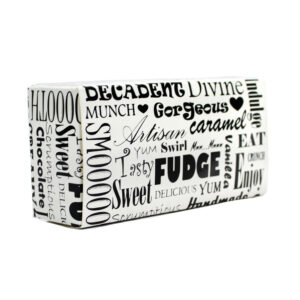 "Words" Gift Boxes for Fudge x 10