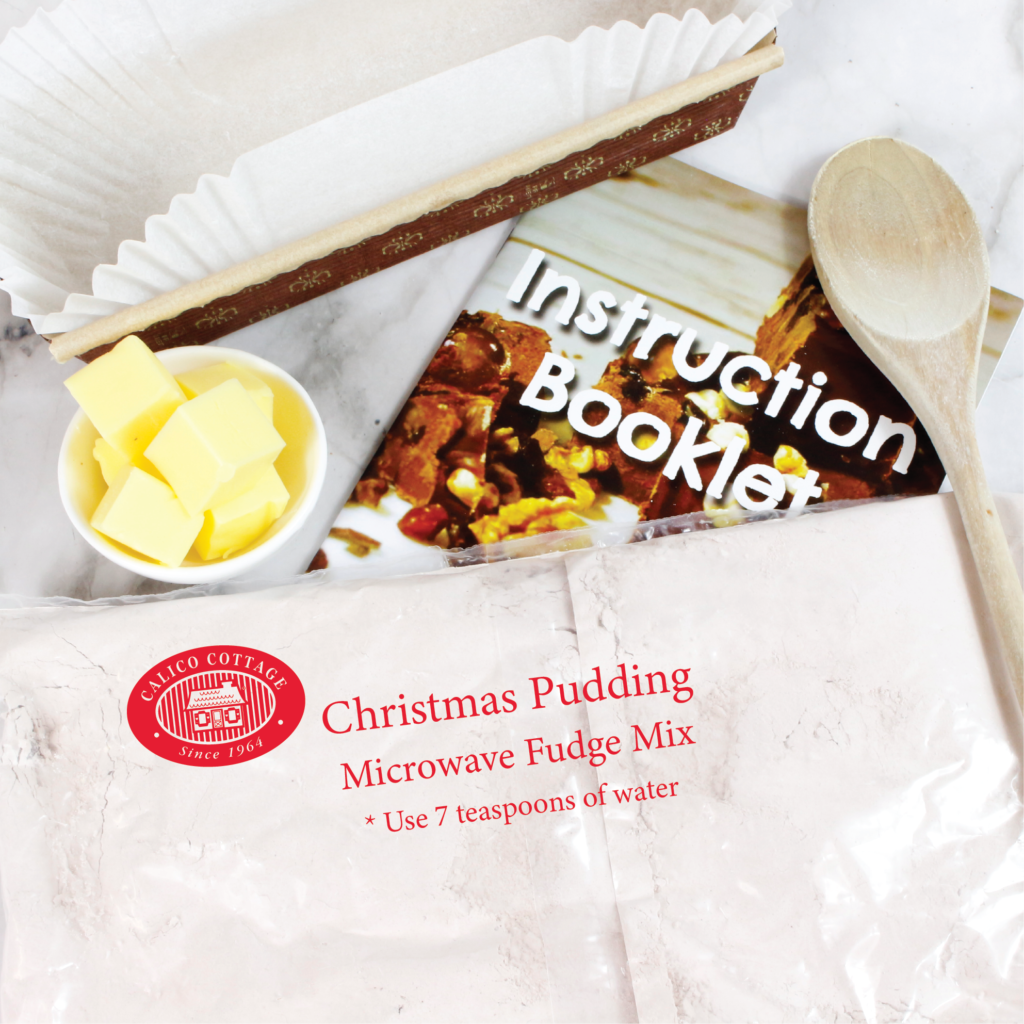 Christmas Pudding microwave fudge mix