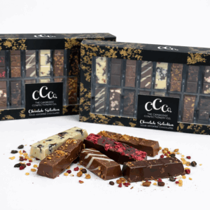 Letterbox Hamper of 2 x Chocolate Finger Gold Gift Boxes