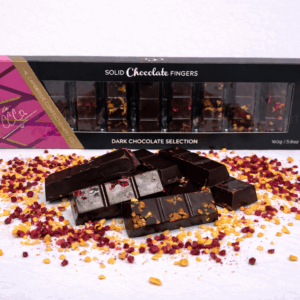 9 ASSORTED SOLID CHOCOLATE FINGERS DARK SELECTION