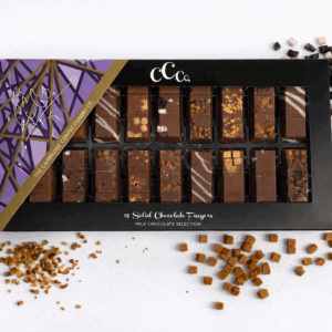 Luxury Solid Chocolate Fingers Gift Box - Milk Selection
