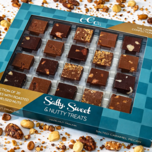 20 Assorted Mini Squares – Salty, Sweet & Nutty Treats