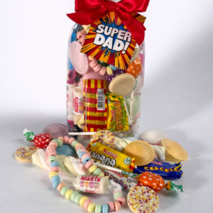 Super Dad Retro Sweets Gift Bag